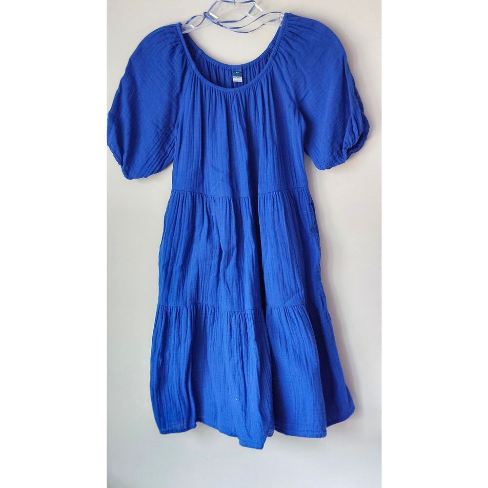Old Navy Royal Blue Cotton Dress Women's XS A0047